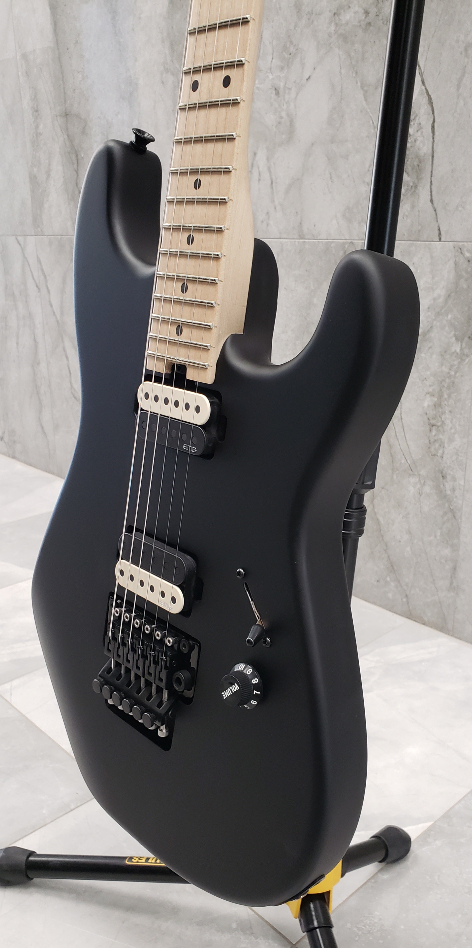 CHARVEL Jim Root Signature Pro-Mod San Dimas Style 1 HH FR M, Maple Fingerboard, Satin Black 2965801803