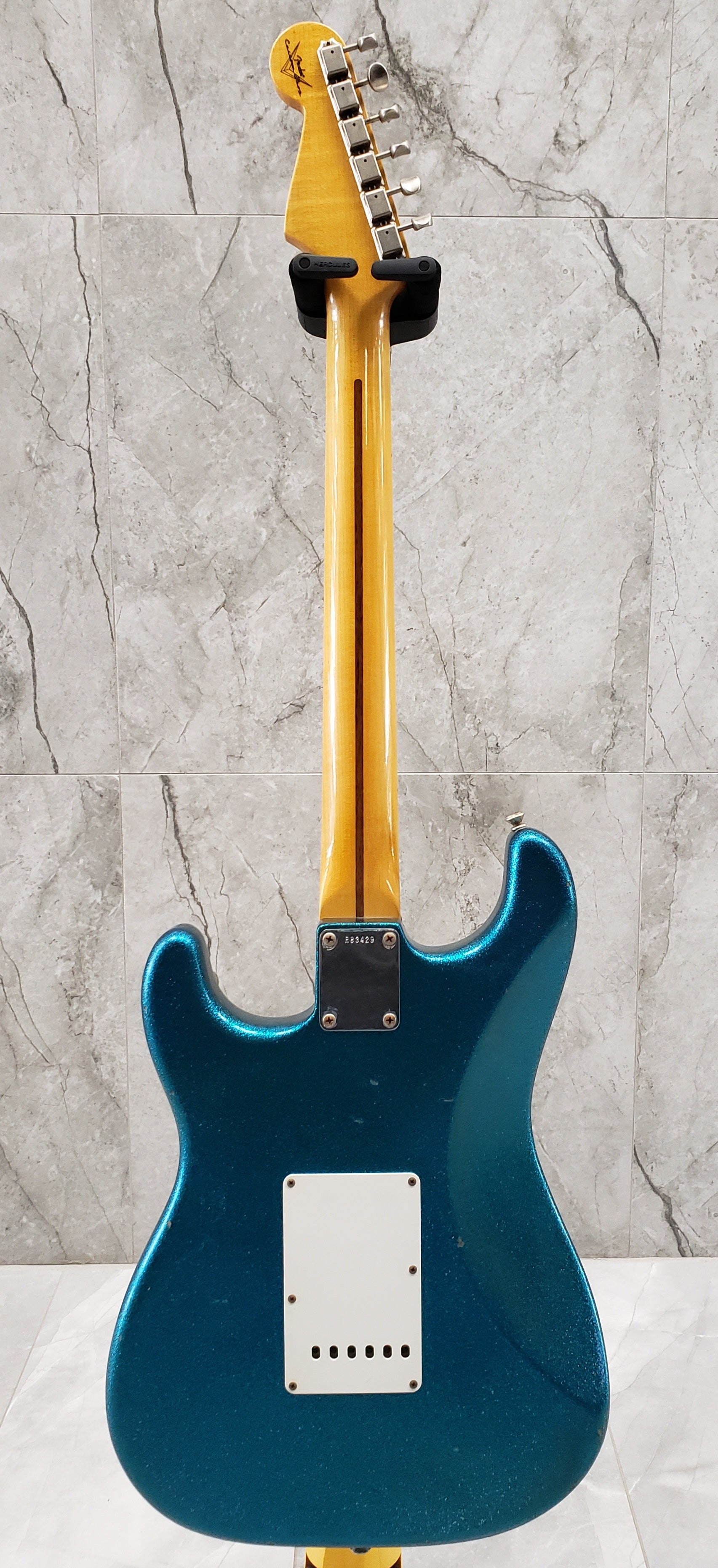 Fender Custom Shop 1957 Stratocaster Journeyman Relic Aged Blue Sparkle 9230010813 - Serial Number - R83429 - 7.4 LBS