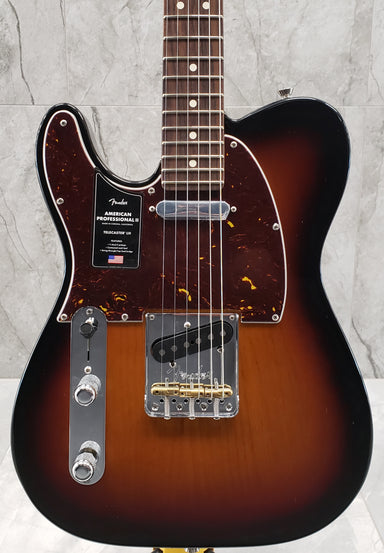 Fender American Professional II Telecaster Left Hand Rosewood Fingerboard 3-Color Sunburst F-0113950700