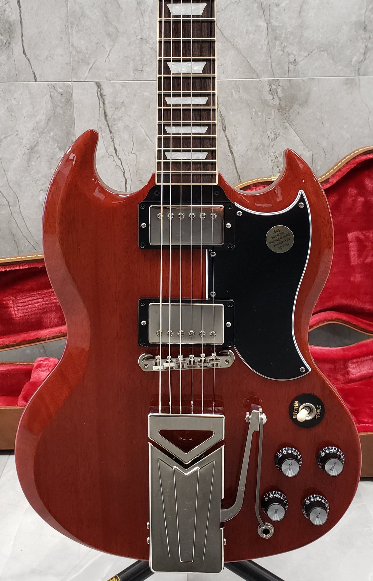 Gibson SG Standard ’61 Sideways Vibrola Gibson Vibrato with More Vibe