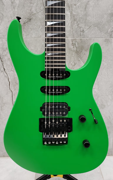 Jackson American Series Soloist SL3, Ebony Fingerboard, Satin Slime Green 2802601825