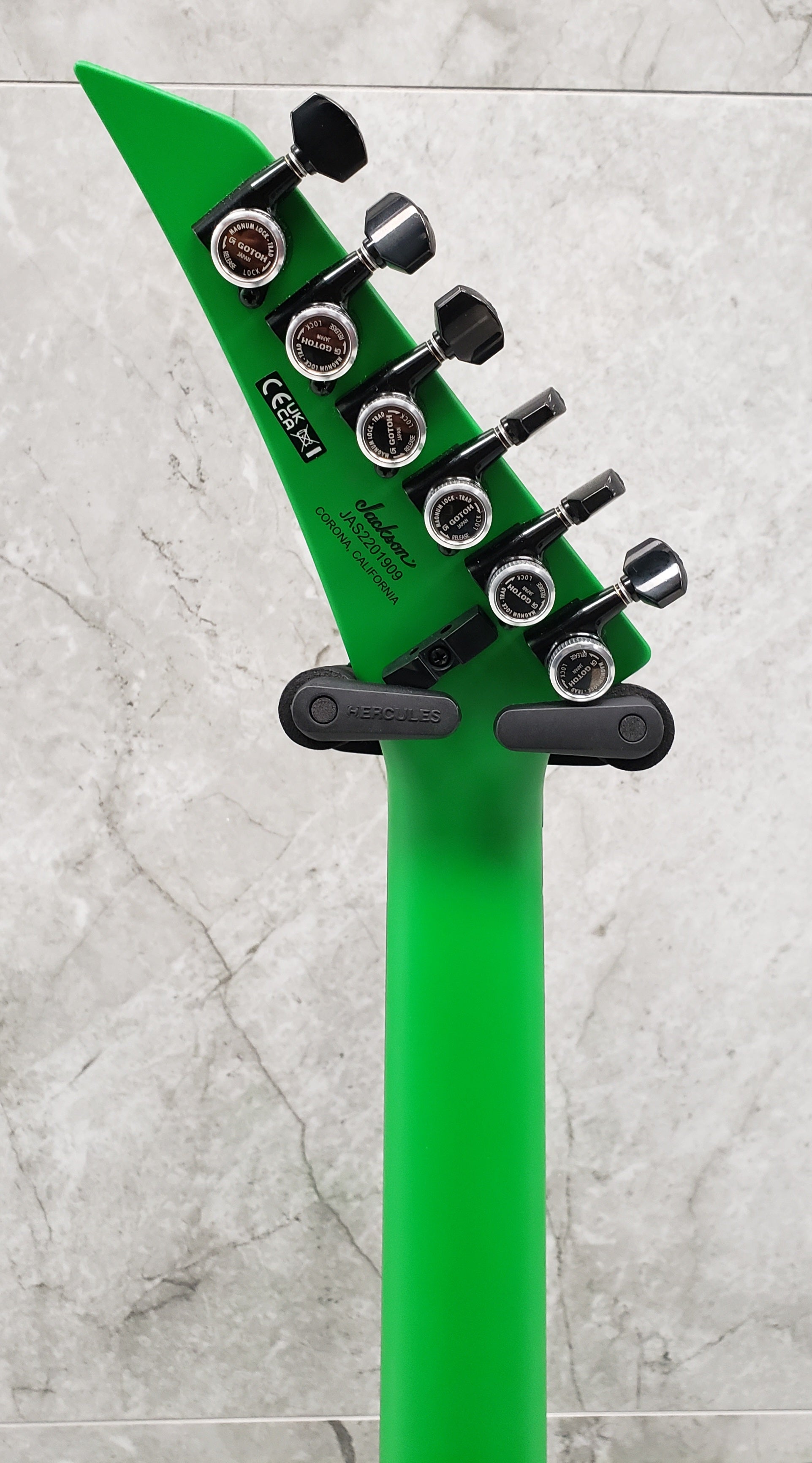 Jackson American Series Soloist SL3, Ebony Fingerboard, Satin Slime Green 2802601825