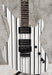 Schecter Synyster Standard Electric Guitar Gloss White with Black Pinstripes 1746-SHC