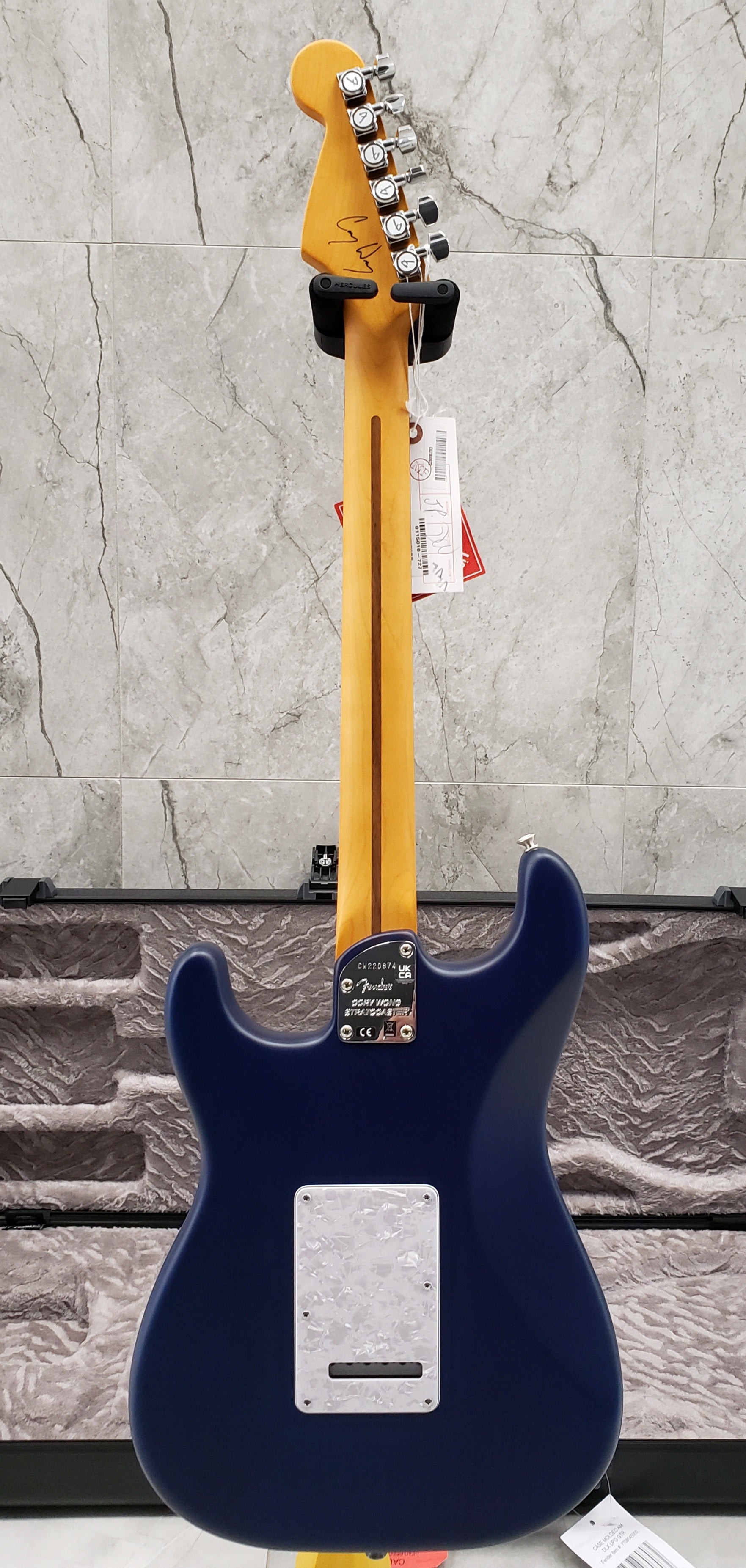 Fender Cory Wong Stratocaster Rosewood Fingerboard Sapphire Blue Transparent F-0115010727 SERIAL NUMBER CW220874 - 7.6 LBS