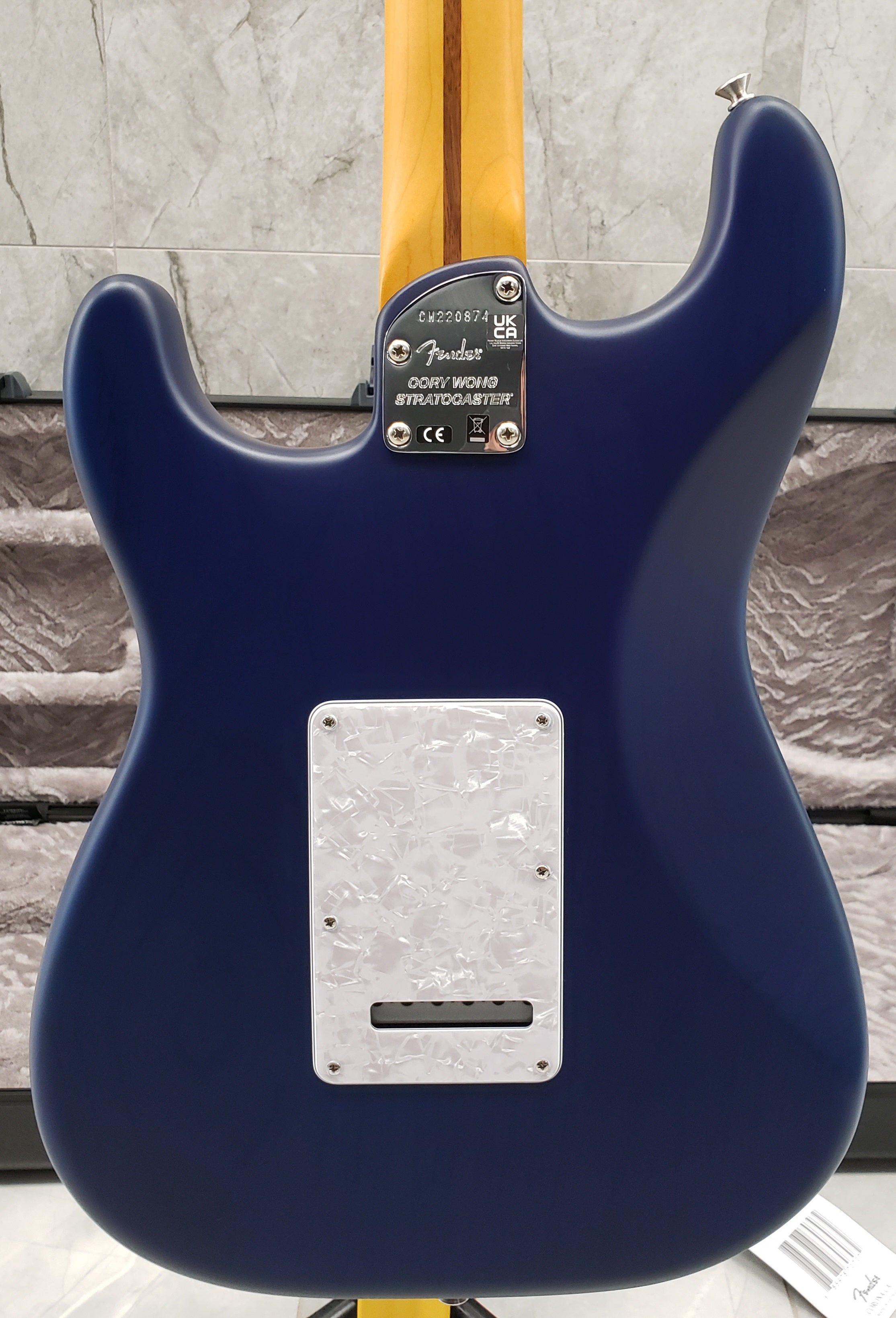 Fender Cory Wong Stratocaster Rosewood Fingerboard Sapphire Blue Transparent F-0115010727 SERIAL NUMBER CW220874 - 7.6 LBS