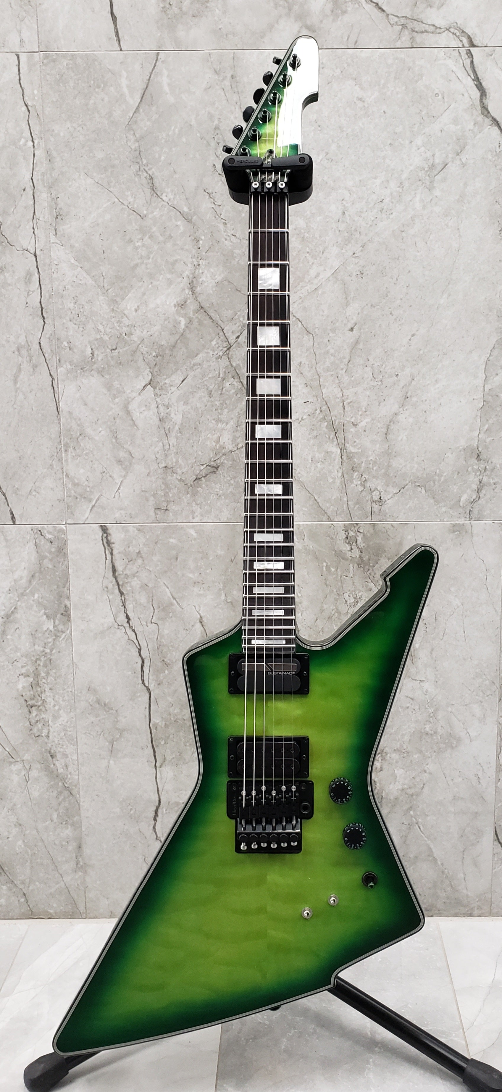 Schecter E-1 FR S Special Edition Green Burst 3255-SHC