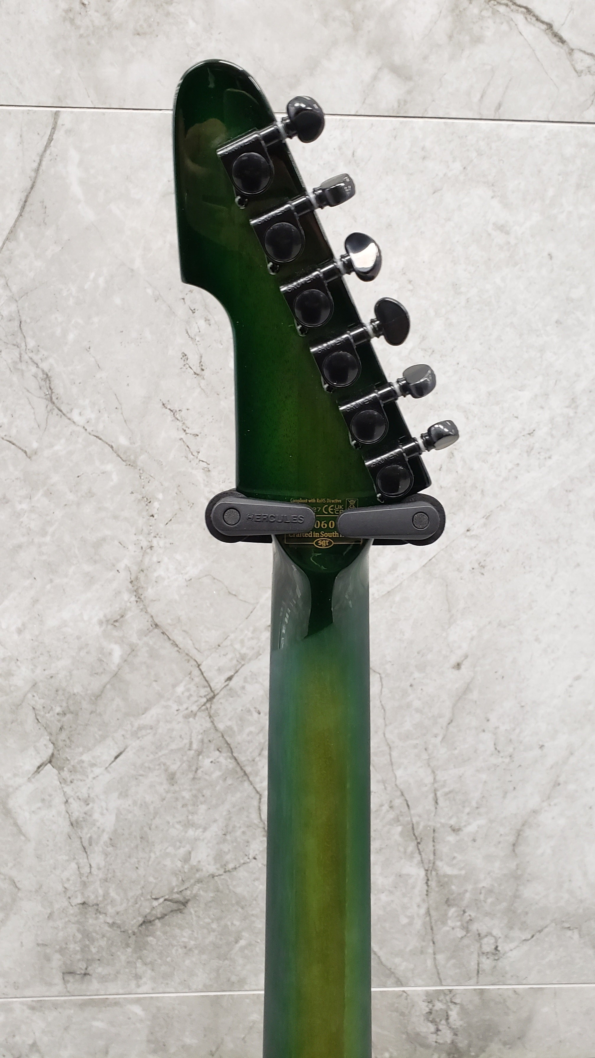 Schecter E-1 FR S Sustainiac Special Edition Green Burst 3255-SHC