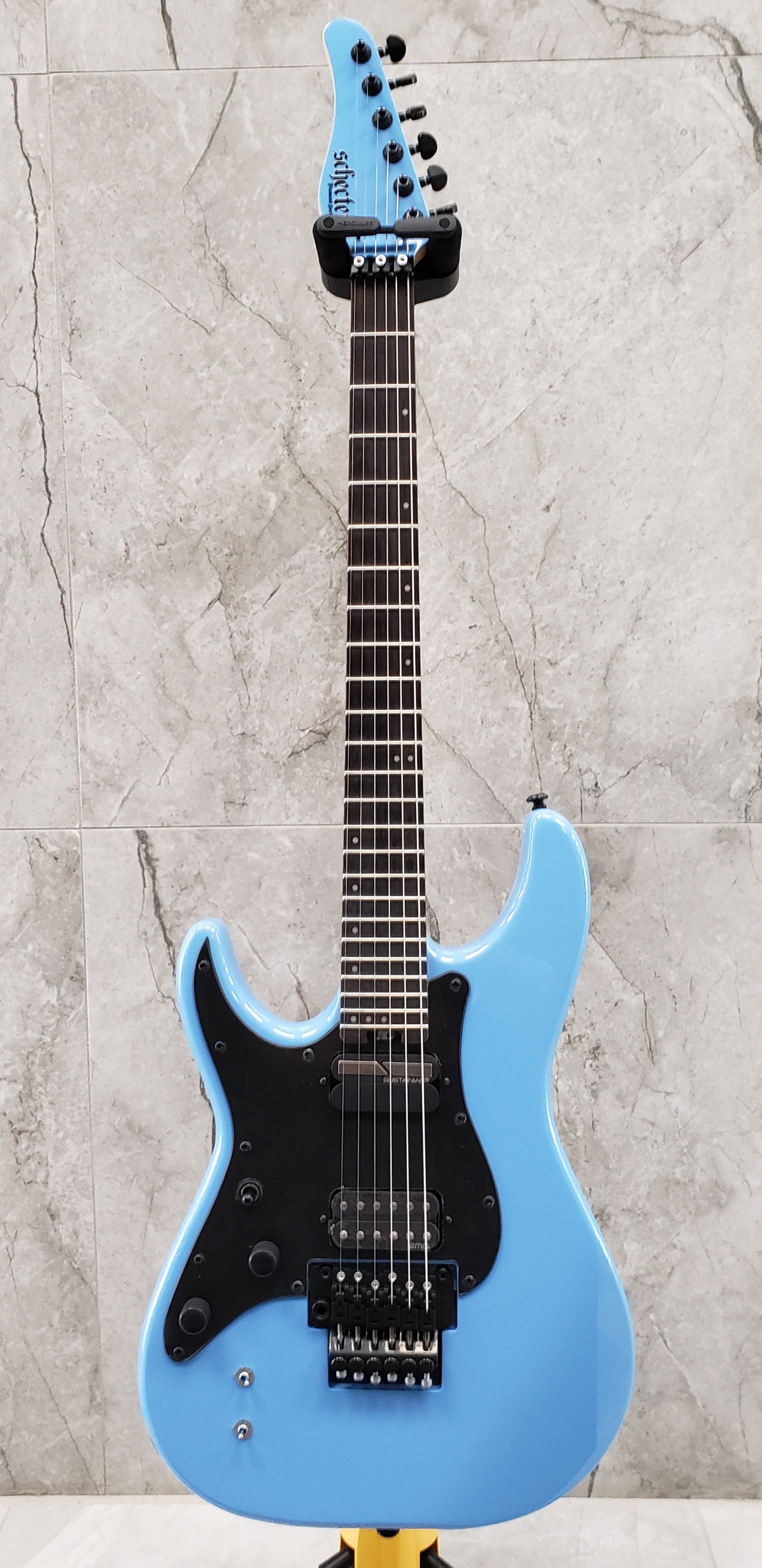 Schecter Sun Valley Super Shredder FR S W/ SUSTAINIAC Left Handed Electric Guitar Riviera Blue 1290-SHC