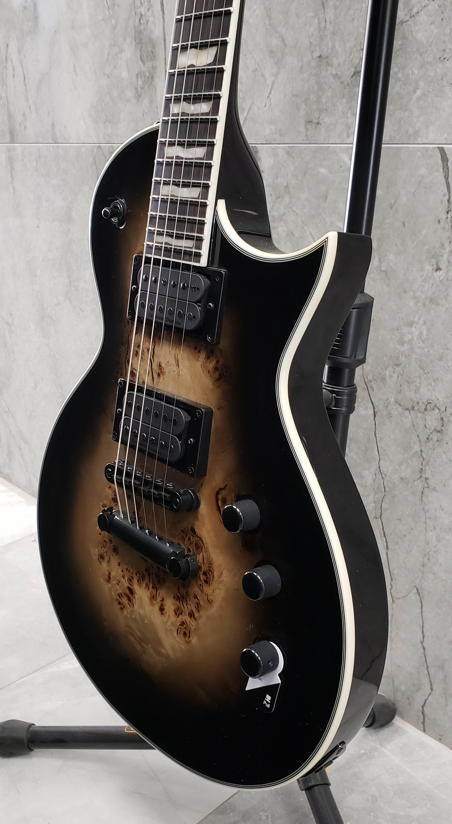 ESP LTD EC-1000 EC1000 IN BLACK NATURAL BURST LEC1000BPBLKNB