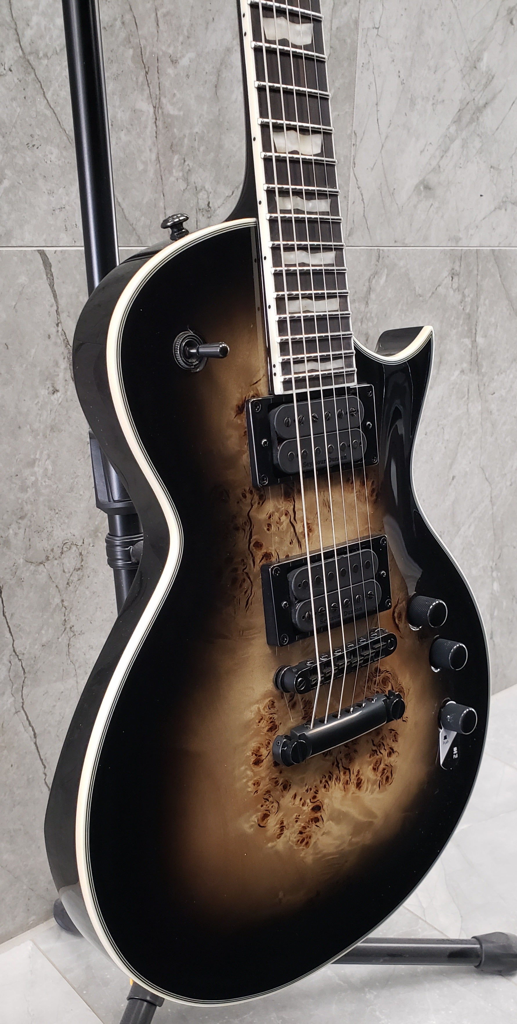 ESP LTD EC-1000 EC1000 IN BLACK NATURAL BURST LEC1000BPBLKNB