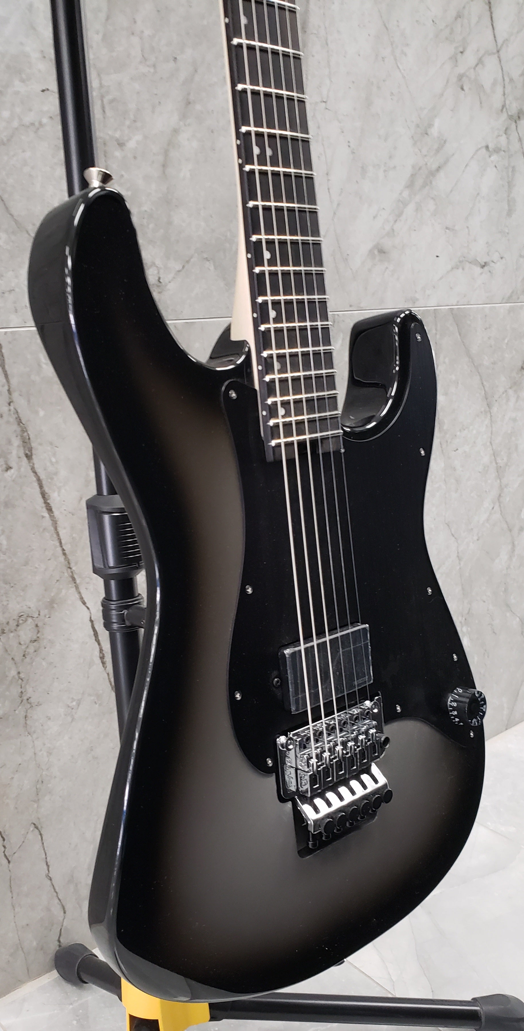 Charvel Phil Sgrosso Signature Pro-Mod So-Cal Style 1 H FR E, Ebony Fingerboard, Silverburst 2966855521