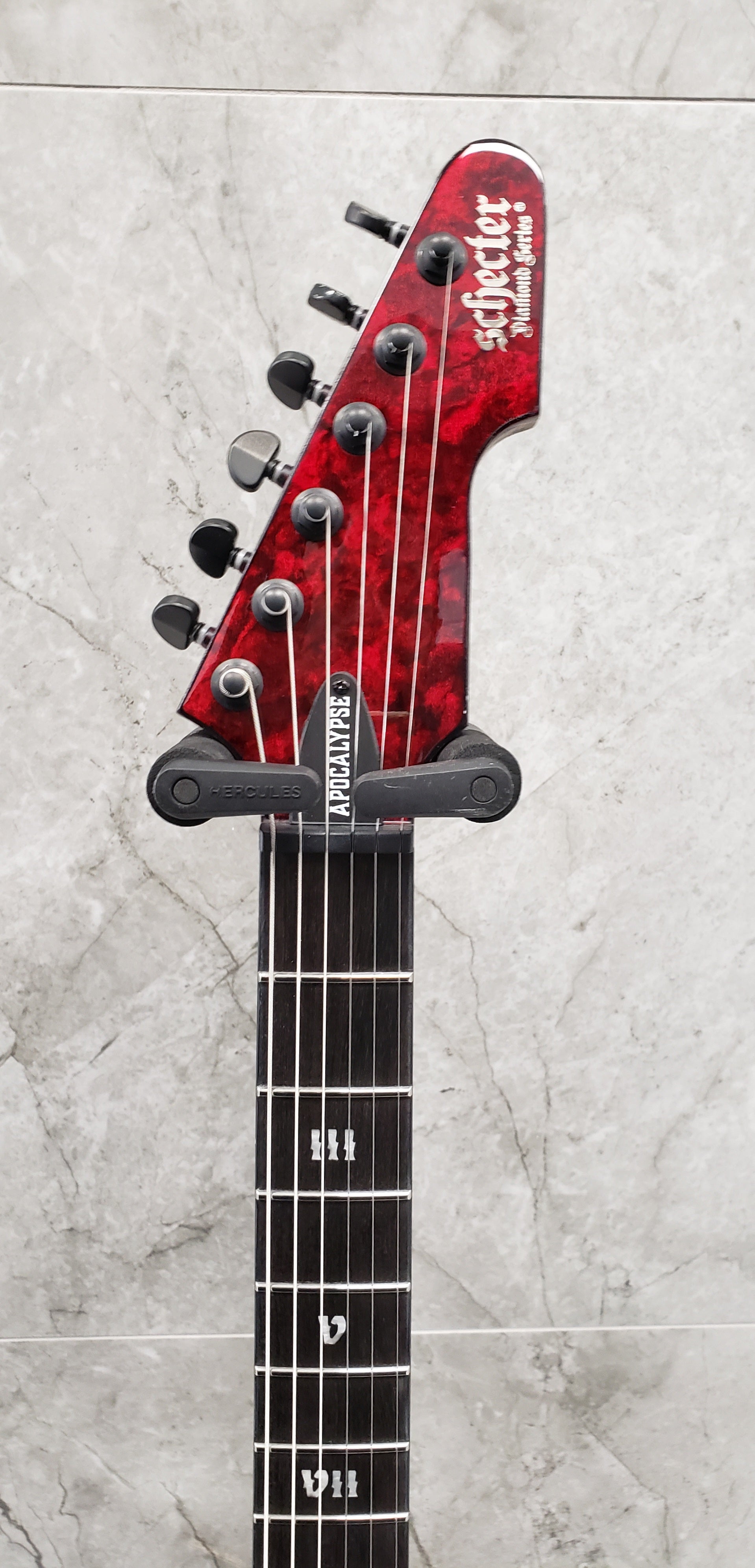 Schecter E-1 Apocalypse Electric Guitar Red Reign 1310-SHC