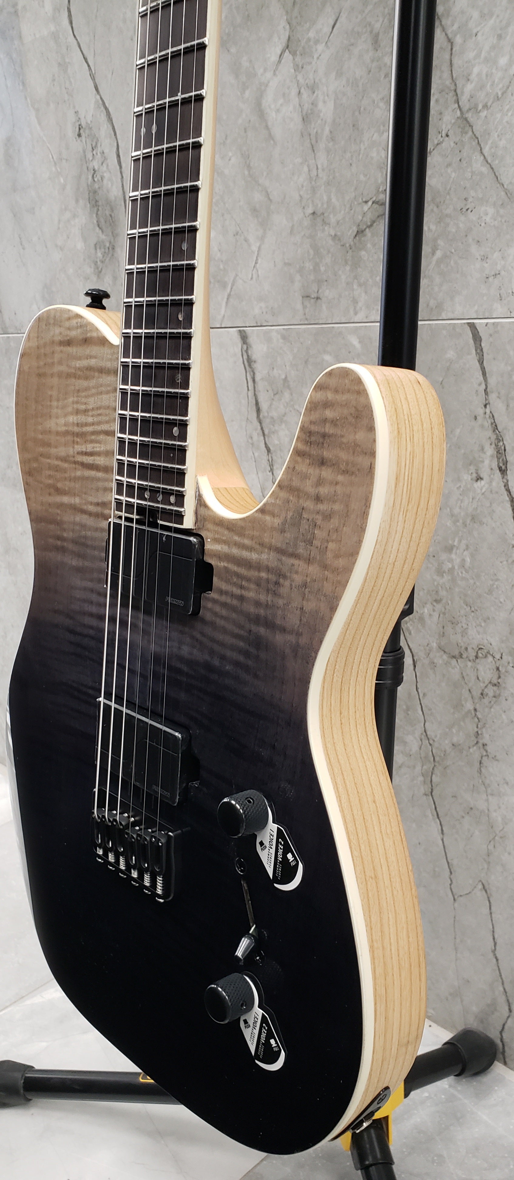 Schecter PT SLS Elite Electric Guitar Black Fade Burst 1341-SHC