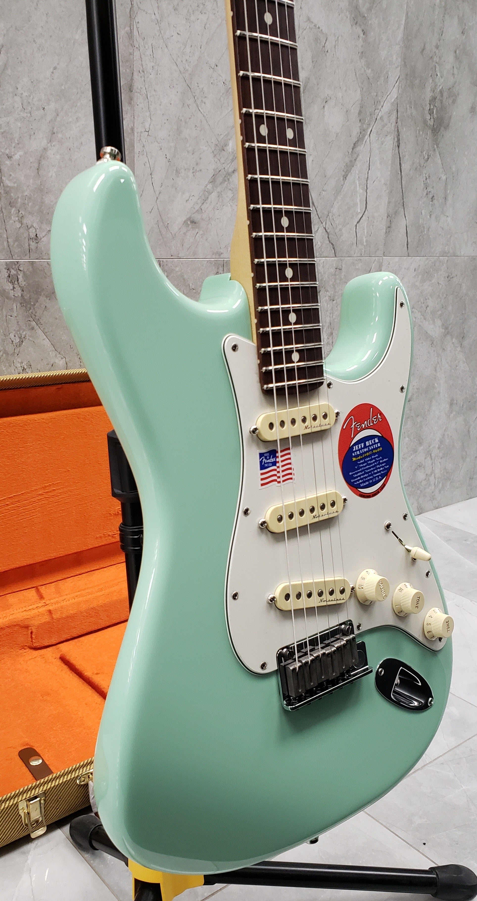 Fender Jeff Beck Stratocaster Rosewood Fingerboard Surf Green 0119600857