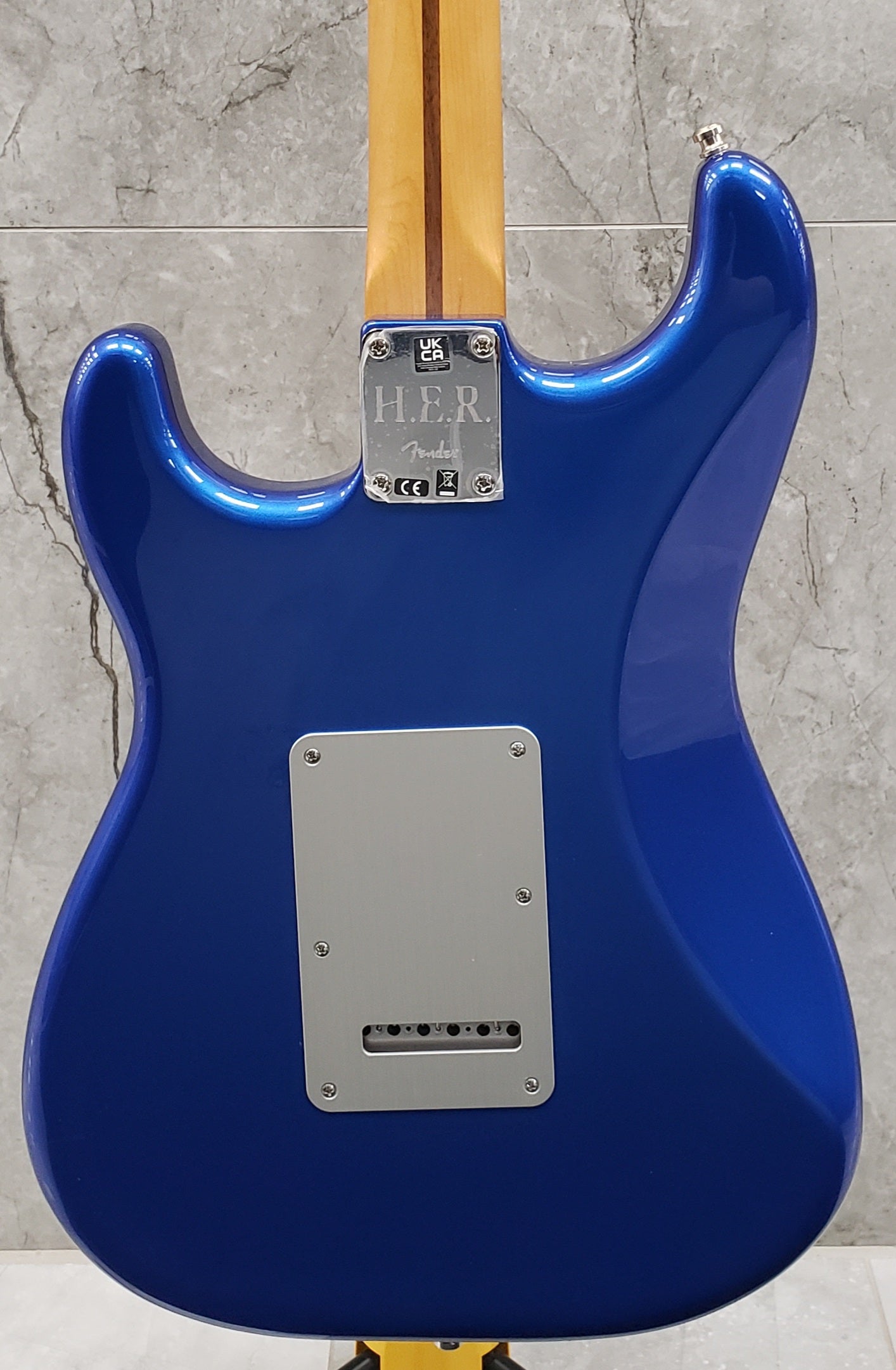 Fender Limited Edition H.E.R. Stratocaster Maple Fingerboard, Blue Marlin 0140242364