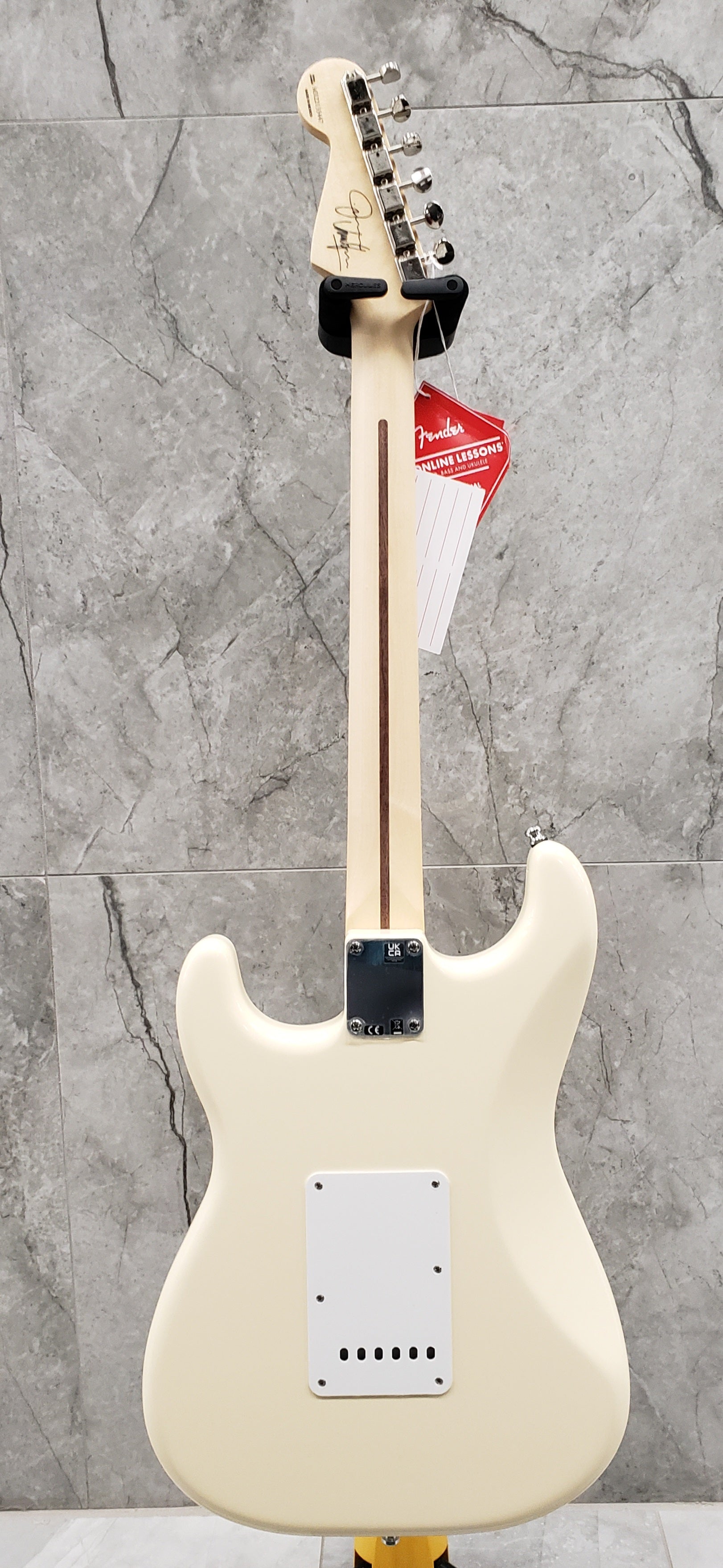 Fender Jimmie Vaughan Tex-Mex Strat, Maple Fingerboard, Olympic White 0139202305 SERIAL NUMBER MX22133447 - 8.0 LBS