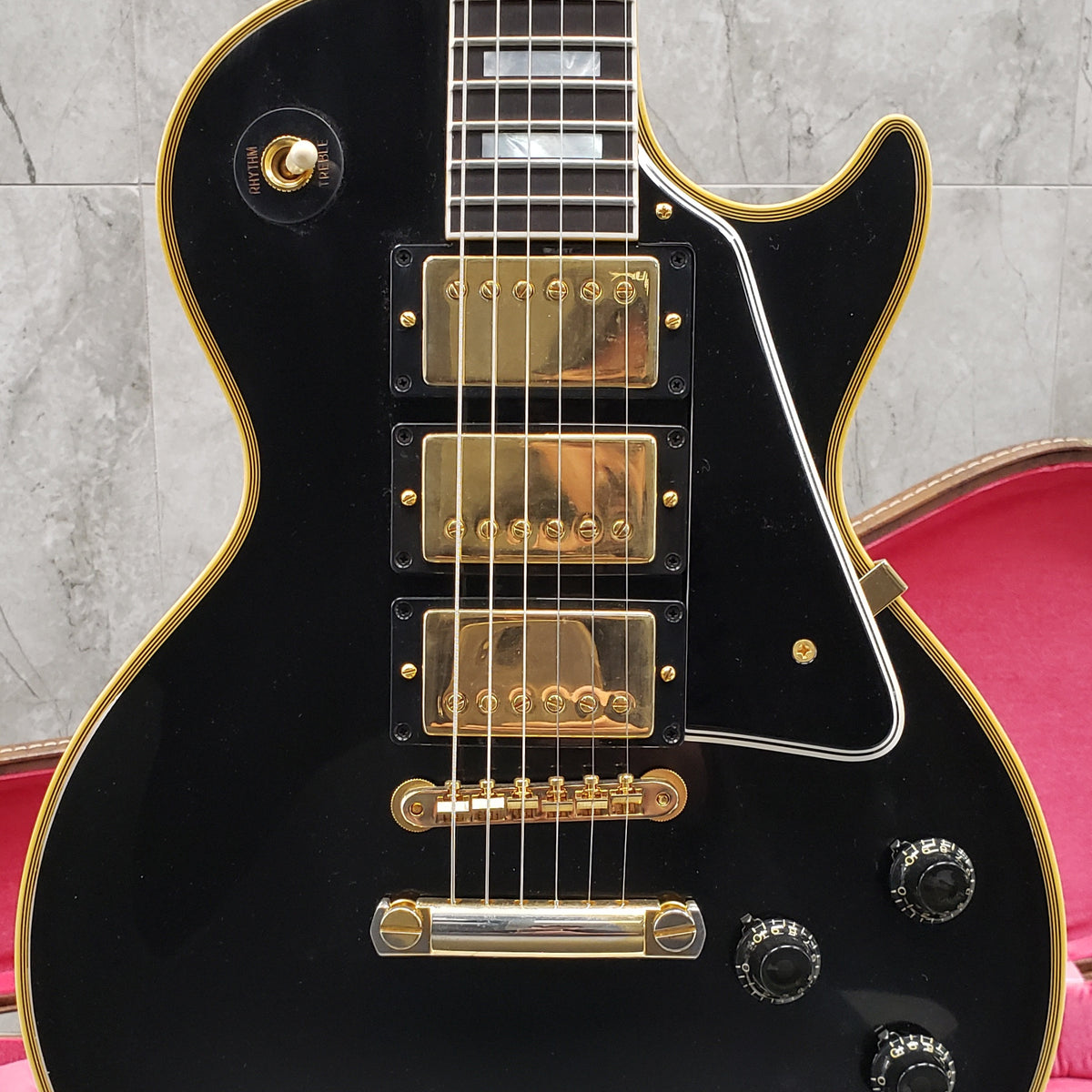 ギター Gibson Custom Shop Historic 57 Les Paul Gibson Custom Shop Historic Collection '57 Les Paul Custom Black