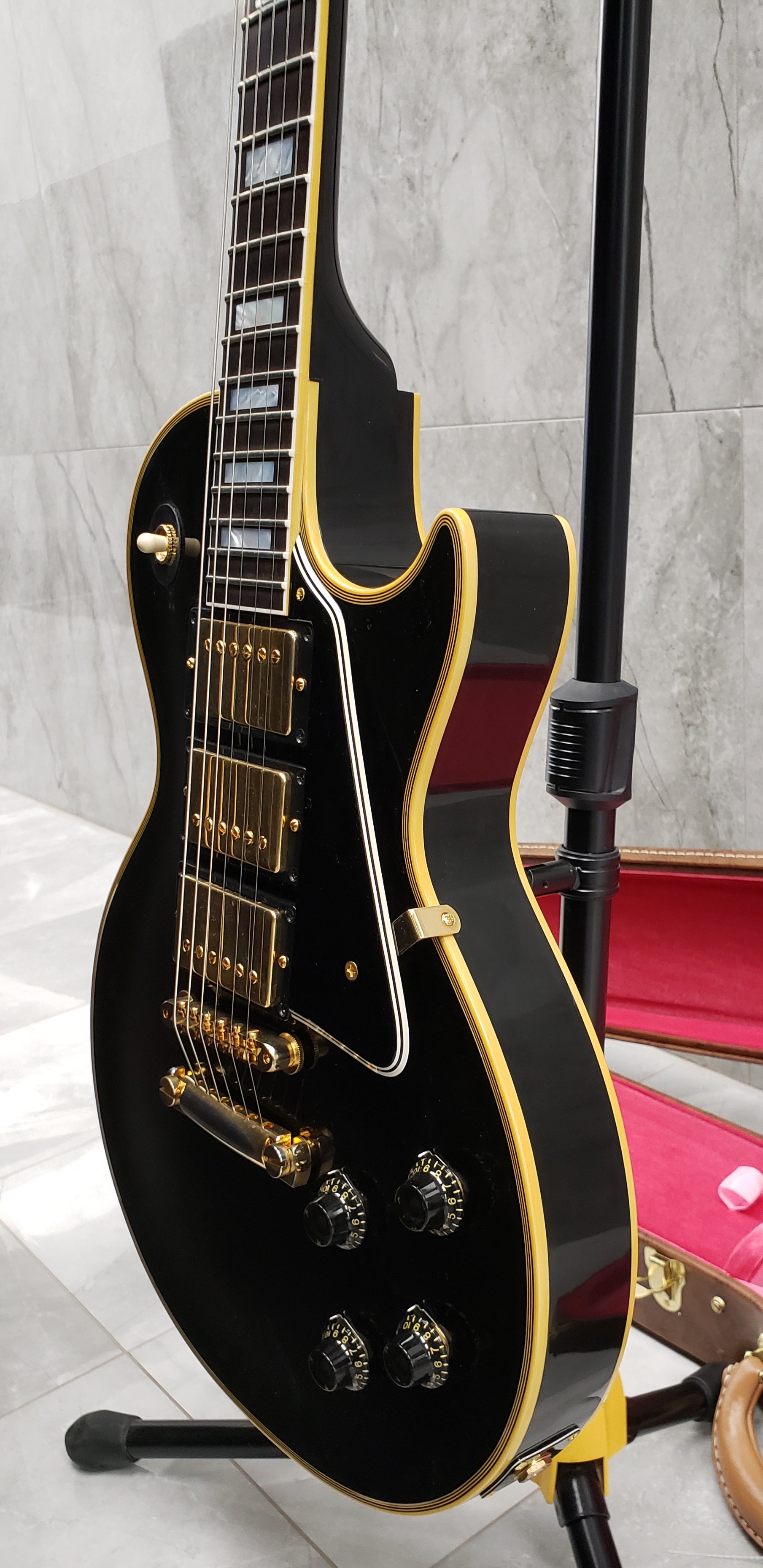 Gibson Custom Shop 1957 Les Paul Custom Reissue 3 Pickup VOS LPB357VOEBGH