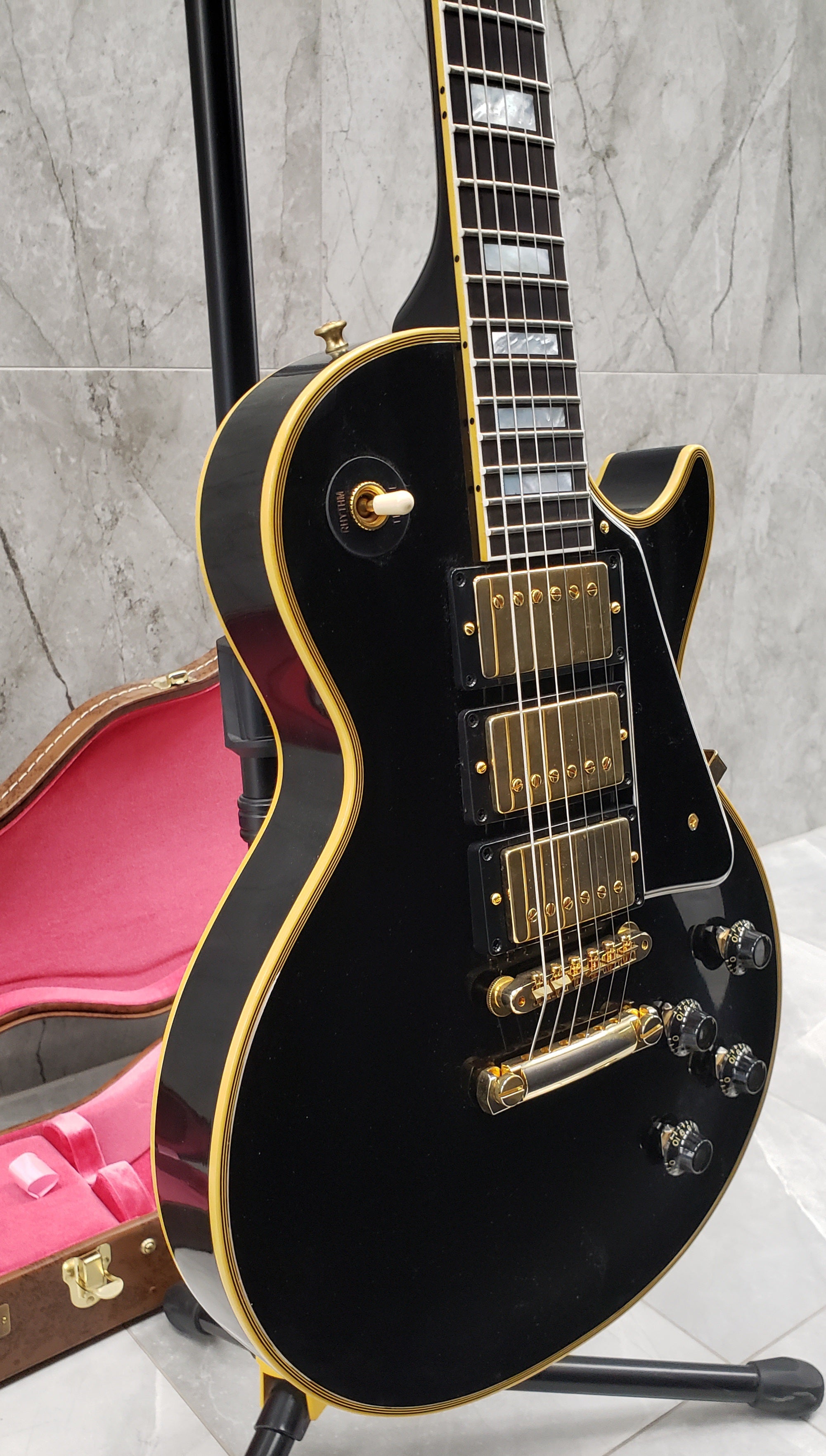 Gibson Custom Shop 1957 Les Paul Custom Reissue 3 Pickup VOS LPB357VOEBGH