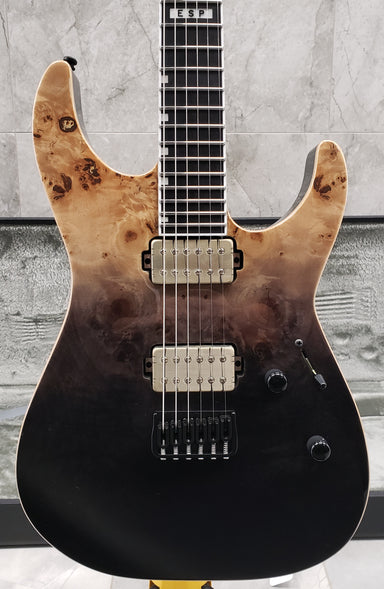 ESP EII MII E-ii M-ii Neck-thru MADE IN JAPAN Black Natural Fade EIIMIINTHSBLKNFD