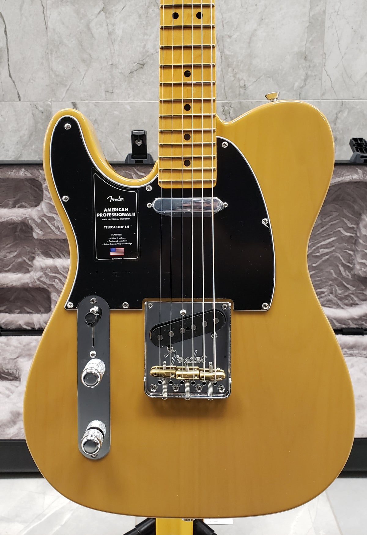 Left handed on sale american professional telecaster