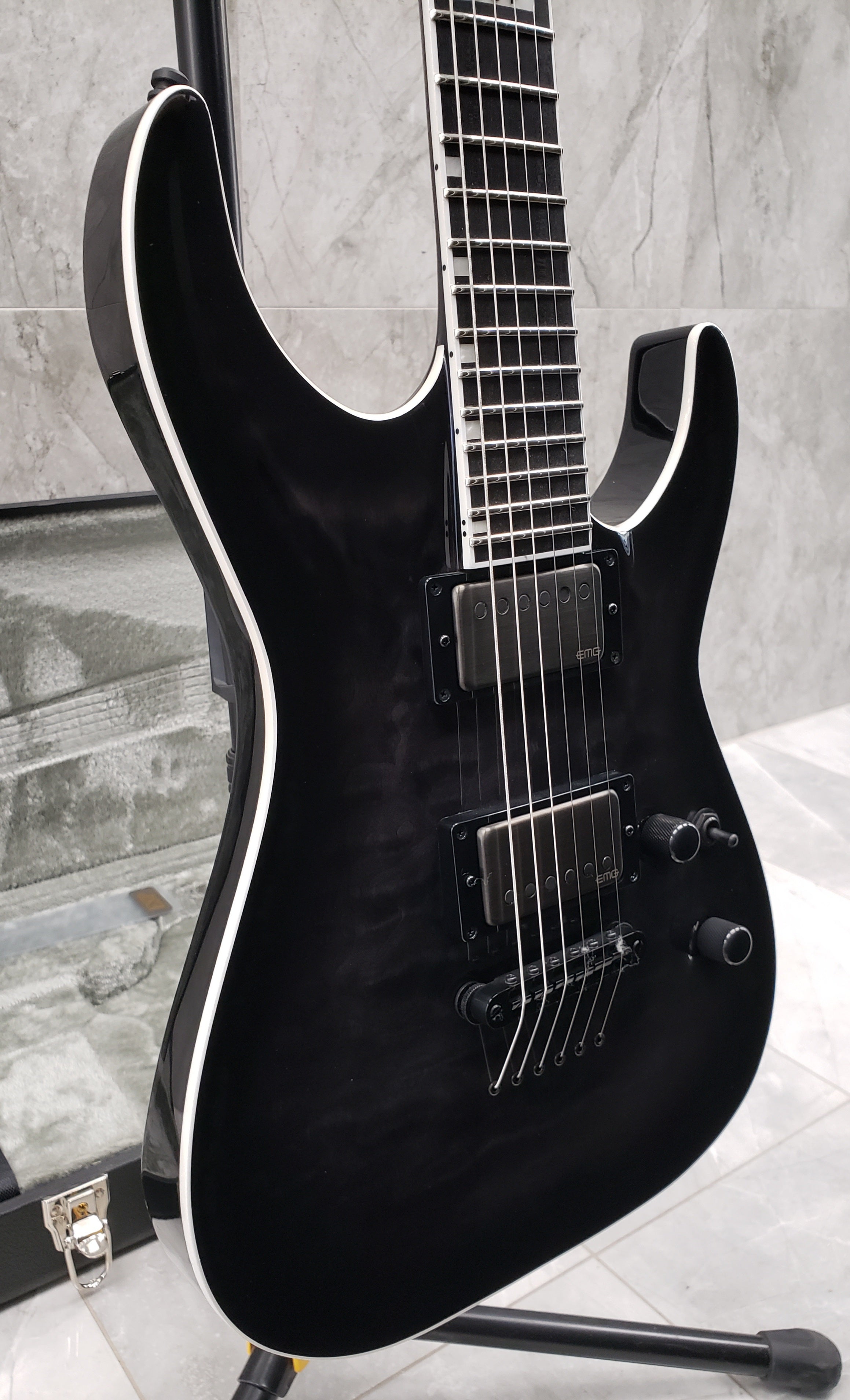 NT-II　Horizon　Guitar,　EIIHORNTIISTBLKSB　宅配宅配ESP　Series　Sunburst　楽器アクセサリー　Electric　Thru　See　Black