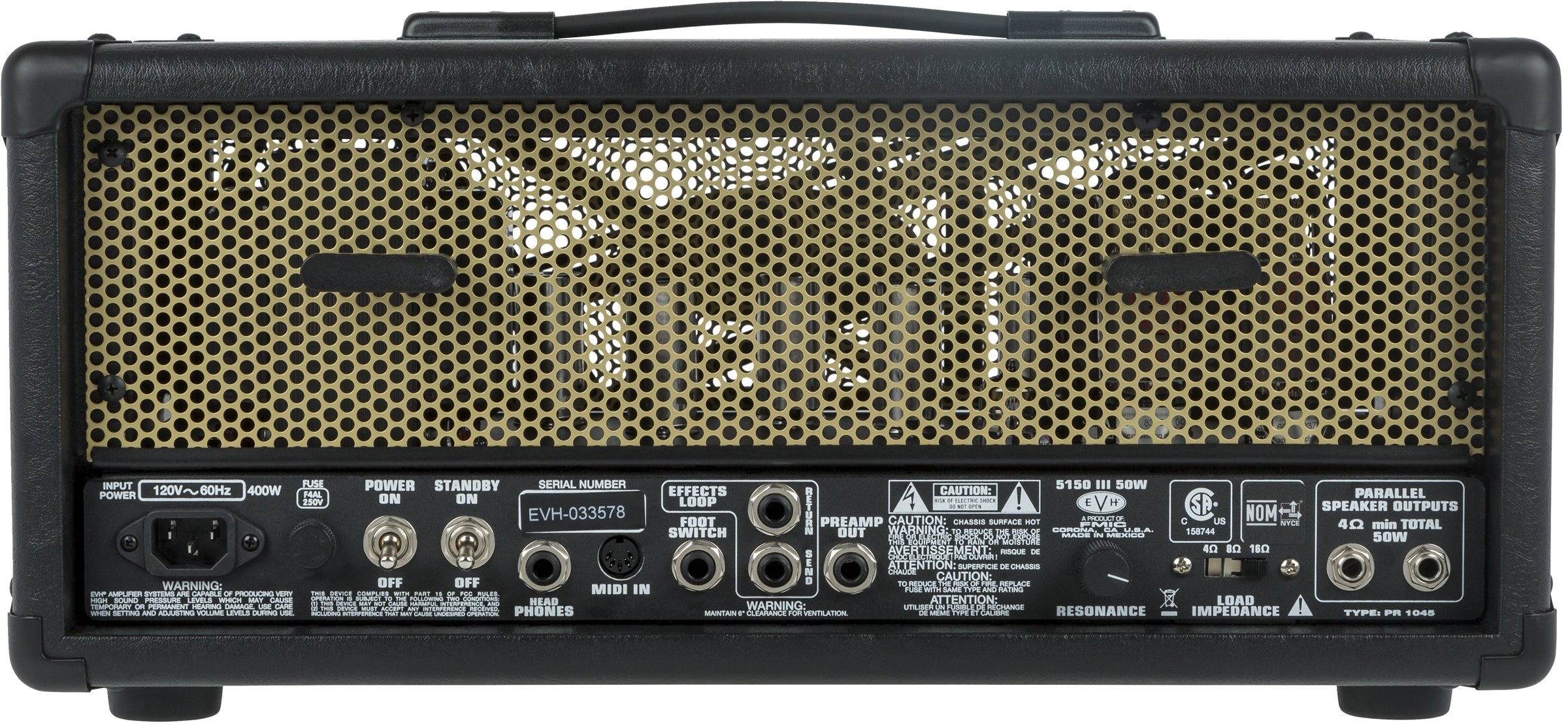 EVH 5150 III 50 watt EL34 Amp Head