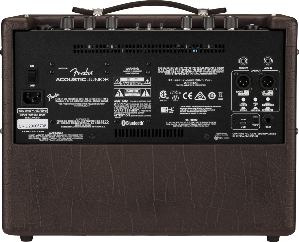 Fender Acoustic Junior Amplifier F-2314300000