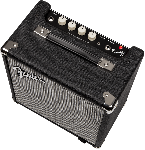 Fender Rumble 15 V3 Bass Amplifier Black Silver 2370100000