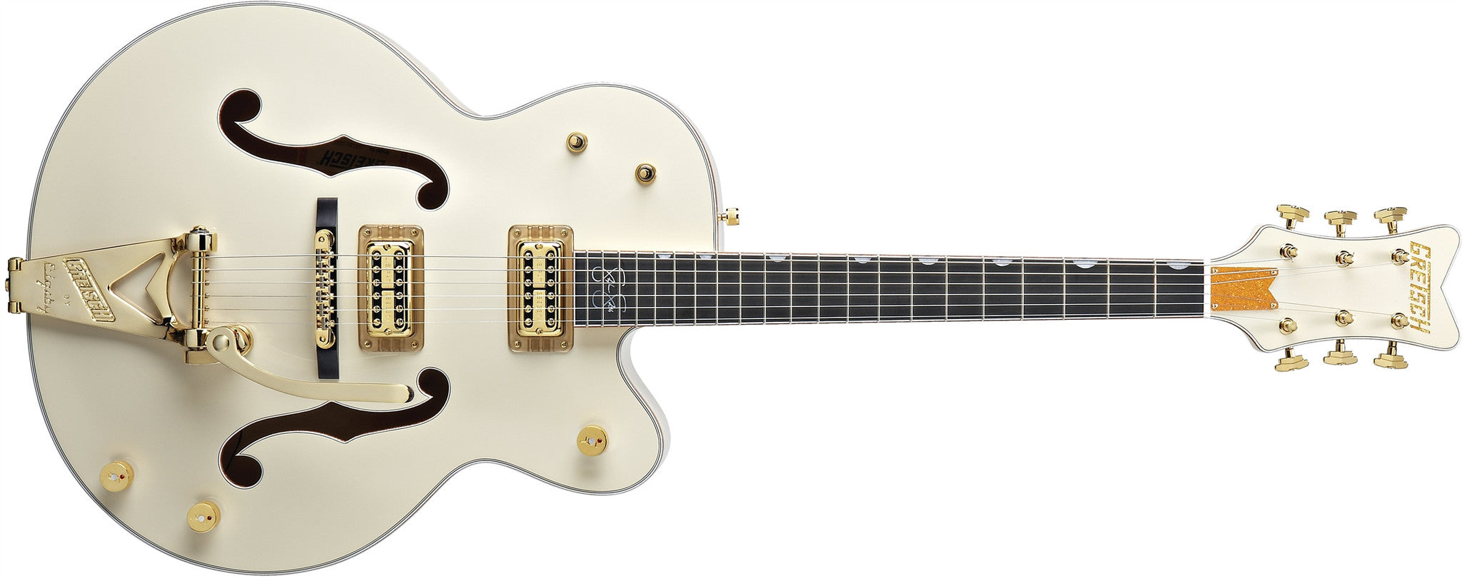 Gretsch G6136-1958 Stephen Stills Signature White Falcon with Bigsby, Ebony Fingerboard, Aged White 2400105841 - L.A. Music - Canada's Favourite Music Store!