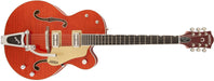 Gretsch G6120SSL-OFLM Brian Setzer Nashville with TV Jones Setzer Pickups, Tiger Flame Maple, Lacquer 2400117812 - L.A. Music - Canada's Favourite Music Store!