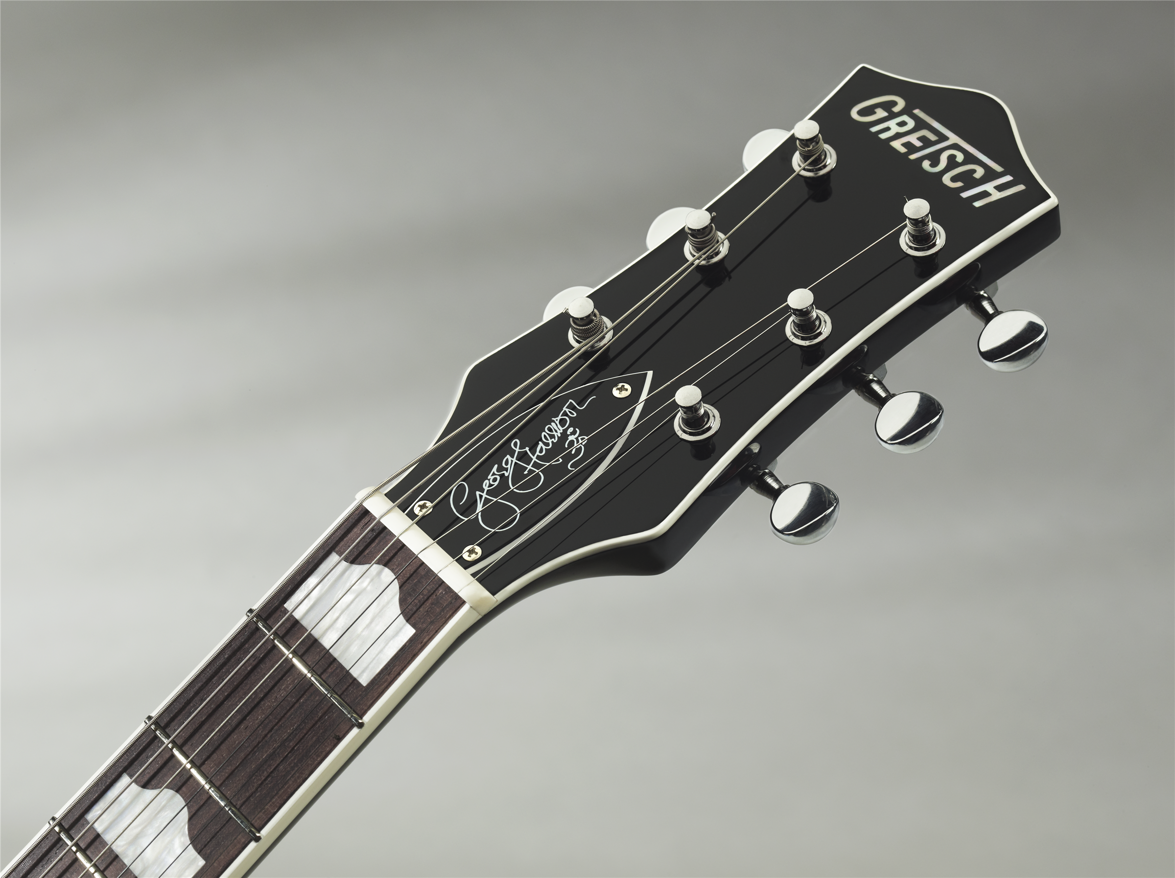 Gretsch G6128T-GH George Harrison Signature Duo Jet with Bigsby, Rosewood Fingerboard, Black 2400416806