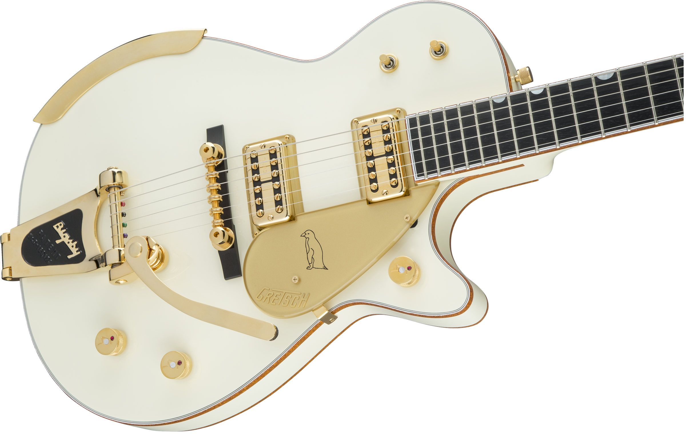 Gretsch G6134T-58 Vintage Select '58 Penguin with Bigsby, TV Jones - Vintage White