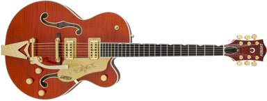 Gretsch G6120TFM Players Edition Nashville with String-Thru Bigsby, Filter'Tron Pickups, Flame Maple, Orange Stain 2401450822 - L.A. Music - Canada's Favourite Music Store!
