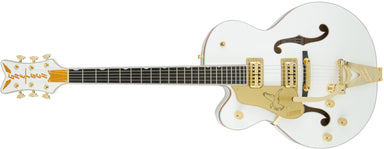 Gretsch G6136TLH-WHT Players Edition Falcon with Bigsby, Left-Handed, Filter'Tron Pickups, White 2401521805 - L.A. Music - Canada's Favourite Music Store!