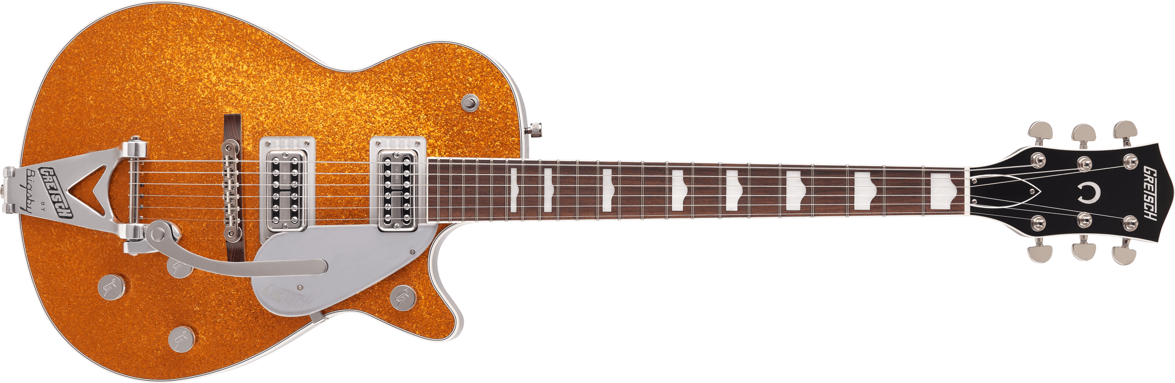 Gretsch G6129T-89 Vintage Select ‘89 Sparkle Jet with Bigsby Gold Sparkle 2401814835