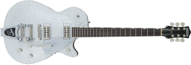 Gretsch G6129T Players Edition Jet FT with Bigsby Rosewood Fingerboard in Silver Sparkle