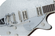 Gretsch G6129T Players Edition Jet FT with Bigsby Rosewood Fingerboard in Silver Sparkle