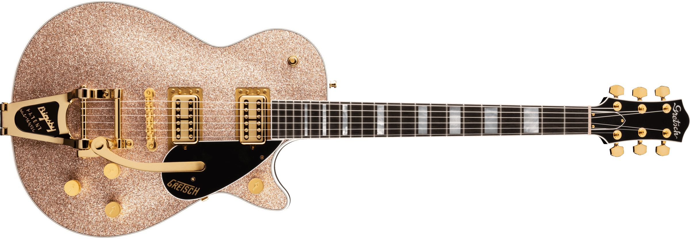 Gretsch G6229TG Limited Edition Players Edition Sparkle Jet BT with Bigsby and Gold Hardware, Ebony Fingerboard Champagne Sparkle 2403410816