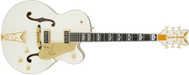 Gretsch G6136-55GE Golden Era Edition 1955 Falcon with Cadillac Tailpiece, TV Jones, Vintage White, Lacquer 2411510805