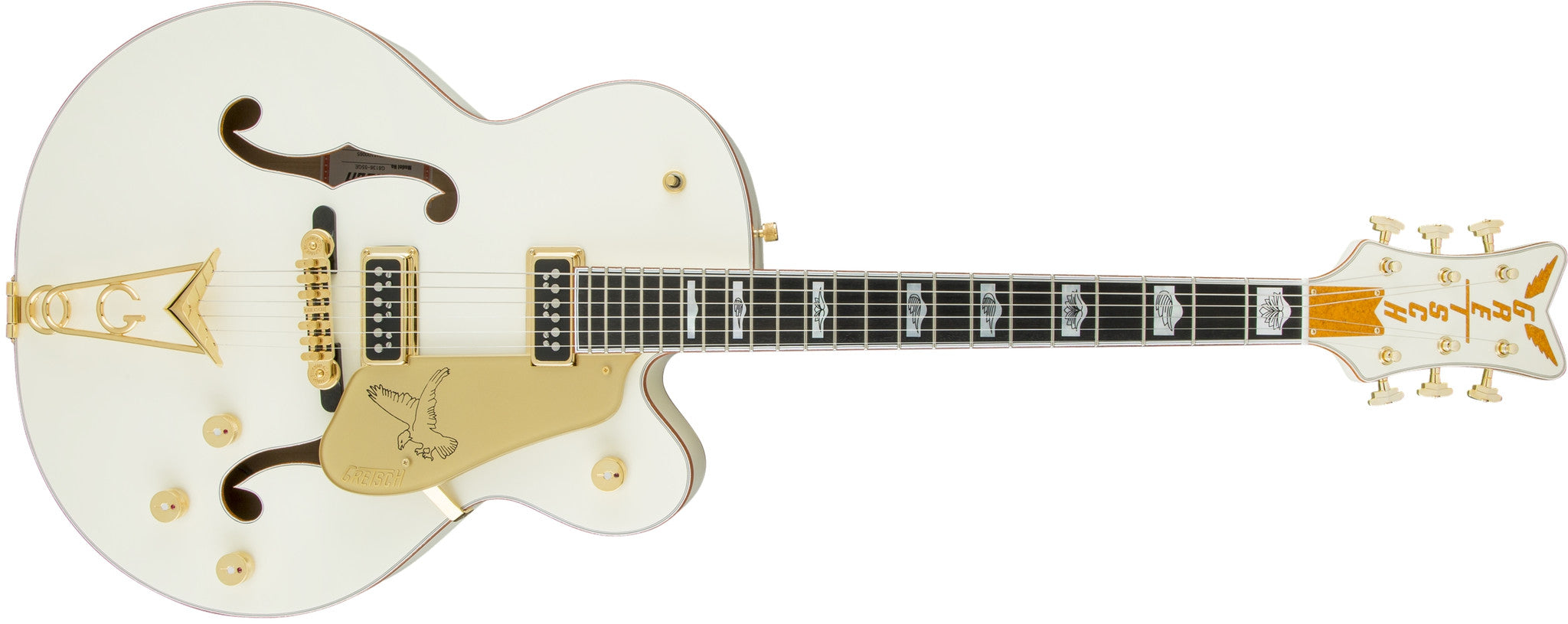 Gretsch white falcon guitar top