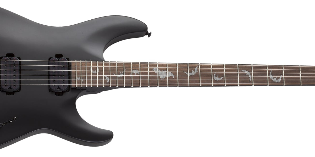 Schecter Damien-6 Electric Guitar Satin Black 2470-SHC — L.A. Music