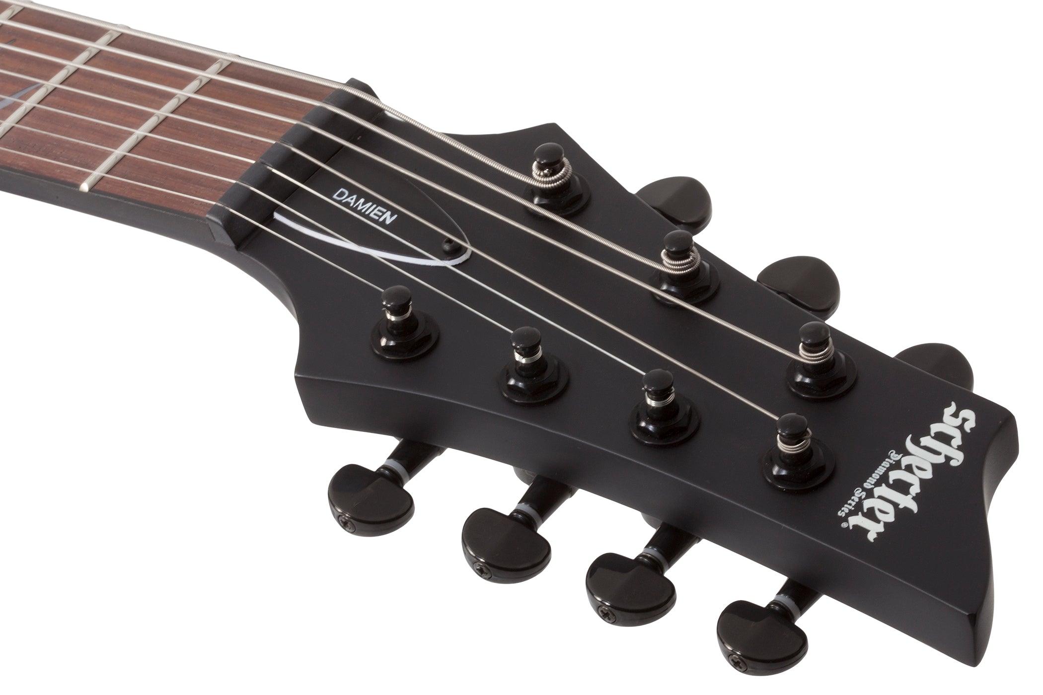 Schecter Damien-7 7 String Electric Guitar Satin Black 2472-SHC
