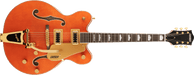 GRETSCH G5422TG Electromatic® Classic Hollow Body Double-Cut with Bigsby and Gold Hardware Orange Stain 2506217512