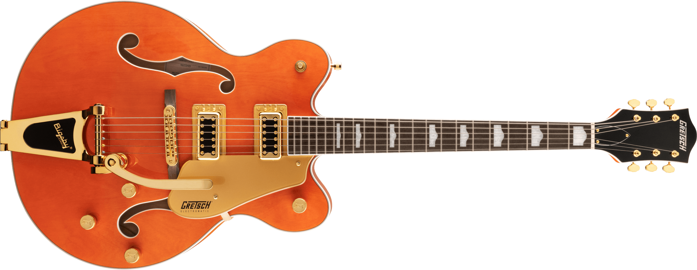 GRETSCH G5422TG Electromatic® Classic Hollow Body Double-Cut with Bigsby and Gold Hardware Orange Stain 2506217512