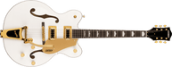 GRETSCH G5422TG Electromatic Classic Hollow Body Double-Cut with Bigsby and Gold Hardware Snowcrest White 2506217567