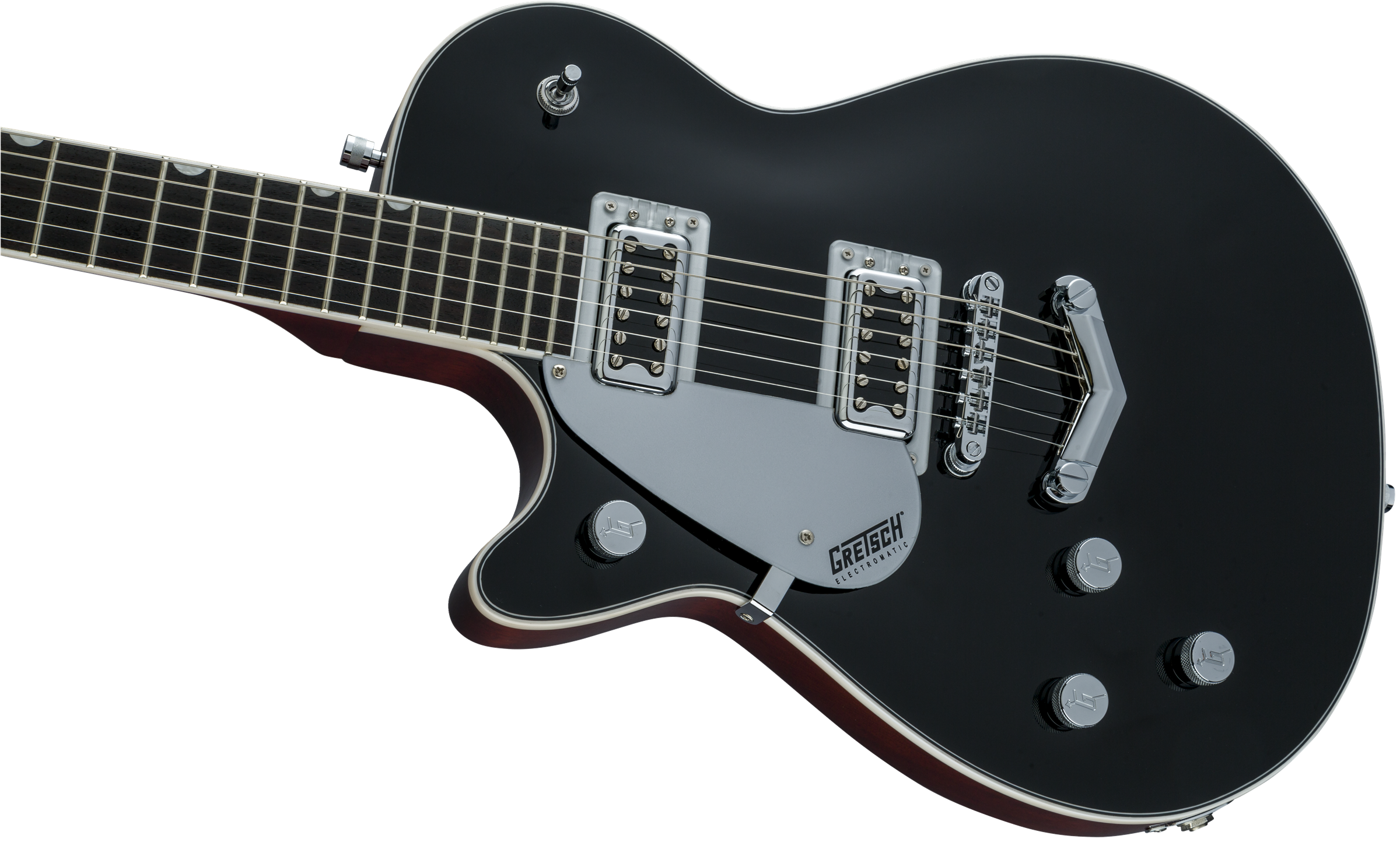 Gretsch G5230LH Electromatic Jet FT Single-Cut with V-Stoptail Left-Handed Black Walnut Fingerboard Black