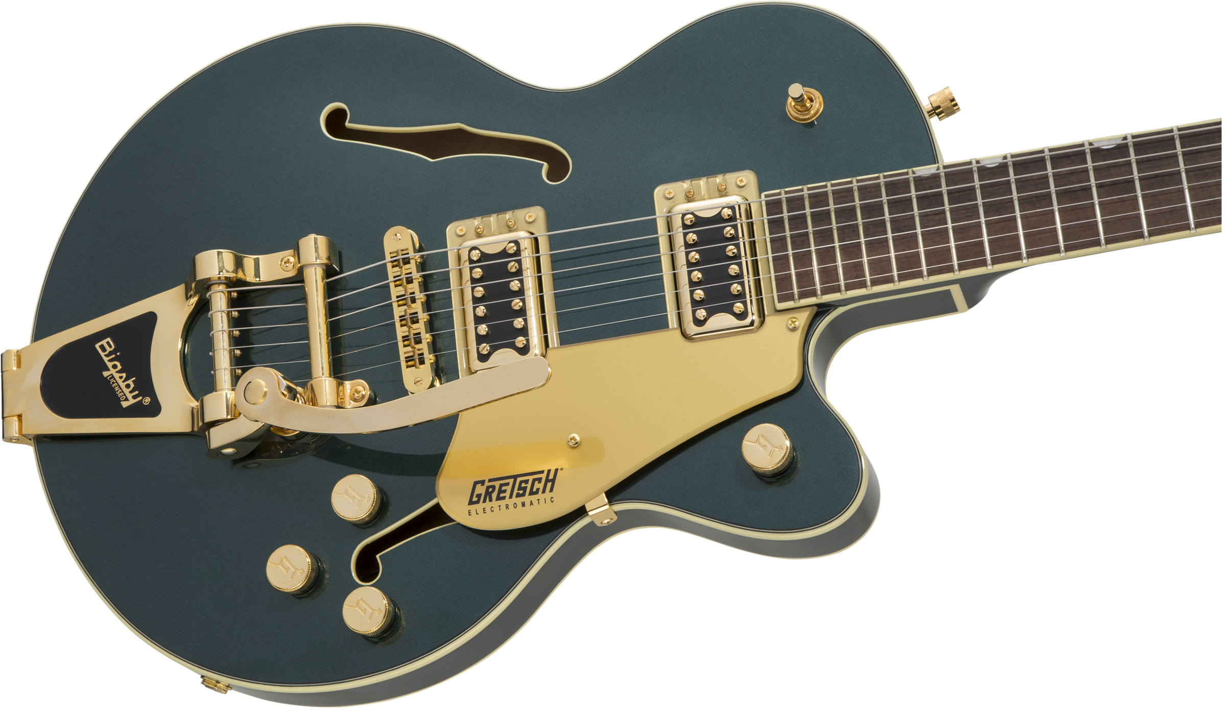 Gretsch G5655TG Electromatic® Center Block Jr. Single-Cut with Bigsby and Gold Hardware Cadillac Green