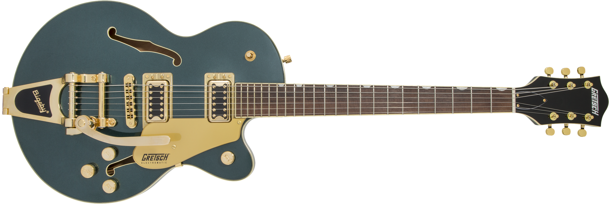 Gretsch G5655TG Electromatic® Center Block Jr. Single-Cut with Bigsby and Gold Hardware Cadillac Green