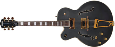 Gretsch G5191BK Tim Armstrong Electromatic Hollow Body, Left-Handed, Gold Hardware, Flat Black 2516020506 - L.A. Music - Canada's Favourite Music Store!